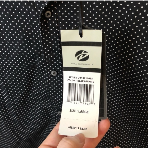 Geometrix Drill pattern dress shirt - Picture 3 of 5